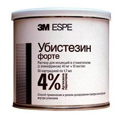 Ubistesin Forte / Убистезин форте 4%