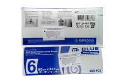 Пакет д/стерилизации самозапечатыв. 90*162мм (уп- 200 шт) бумага/пластик 