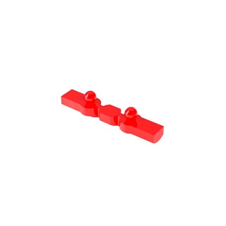 Аттачмены балка прямая для системы OT Cap, диаметр 1,8 мм (микро), красная