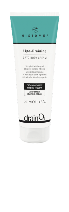 Профессиональный дренажный охлаждающий крем Histomer DrainO2 Lipo-draining Cryo Body Cream