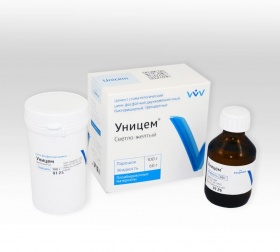 Уницем порошок 100г/жидкость 60г/ св-желтый