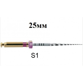 Про-Тэйпер, S1 сирен., машин.  25 мм, ( уп. 6 шт.) /Dentsply/