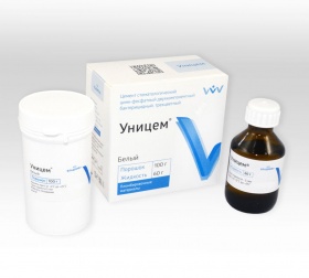 Уницем 100/60г белый цинк-фосфат.цемент/ВладМиВа/