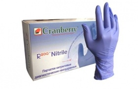 Перчатки нитрил R200  XL  Nitril Power Free Exam Gloves диаг.неопудр. темно-синие 200 шт.