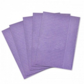 Салфетки для пациентов BASIC Monoart 500 шт, лиловые