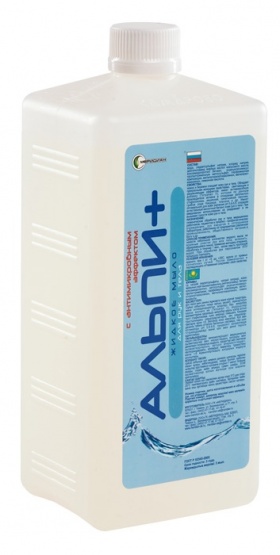 Жидкое мыло АЛЬПИ+ 1л (с антимикробным эффектом)