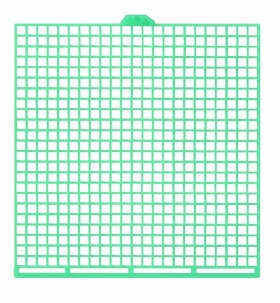 Восковые ретенц. решетки сам. грубые 638-3007 (20 пл.70х70мм, толщ. 0,75, структура решетки2,2*2,2мм