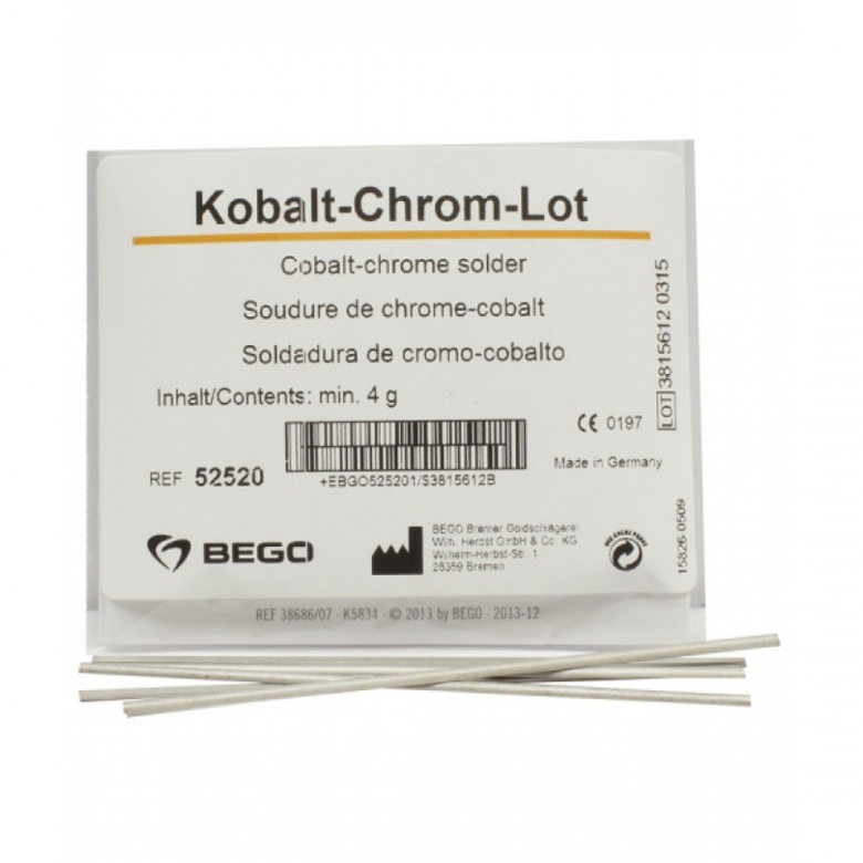 Кобальтохромовый припой Cobalt-Chrome solder