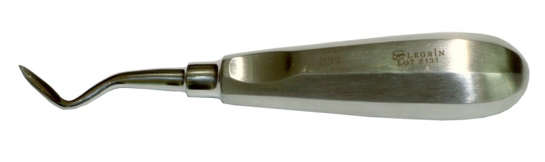 Элеватор LEGRIN М382/238 для удаления корней зубов, угловой левый FLOHR  