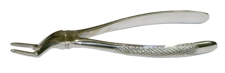 Щипцы LEGRIN М348/51С байонет узкие губки для удаления корней верхней челюсти 